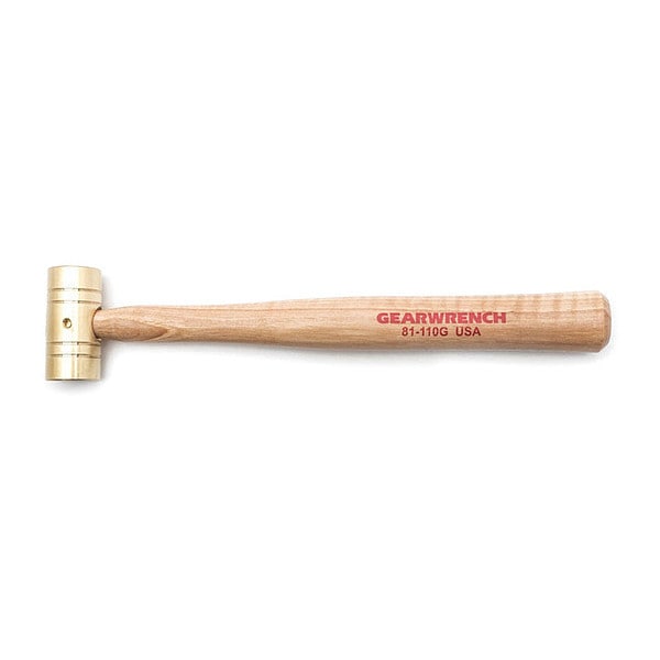 Gearwrench 8 oz. Brass Hammer with Hickory Handle - 81-110G