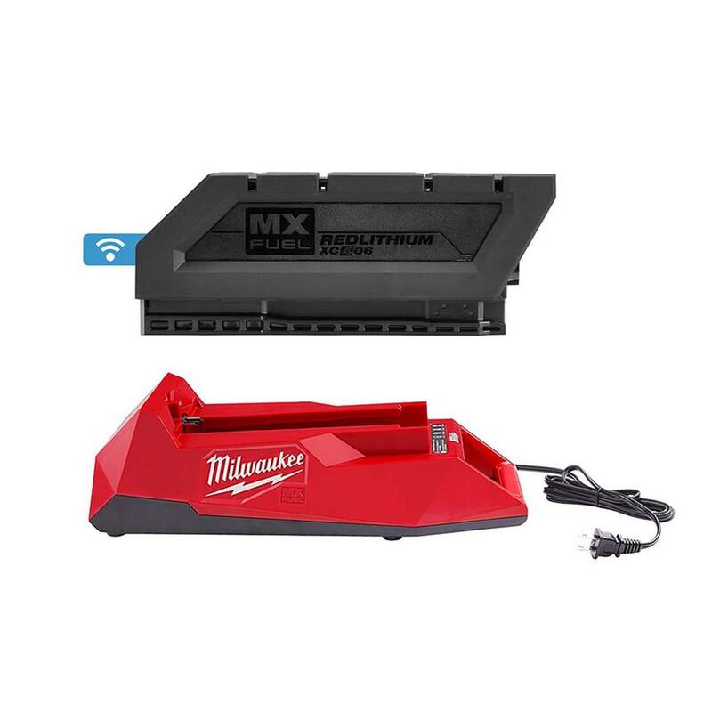 Paquete de batería Milwaukee MX FUEL Lithium-Ion REDLITHIUM XC406 con cargador MX FUEL Lithium-Ion - MXFXC406-MXFC