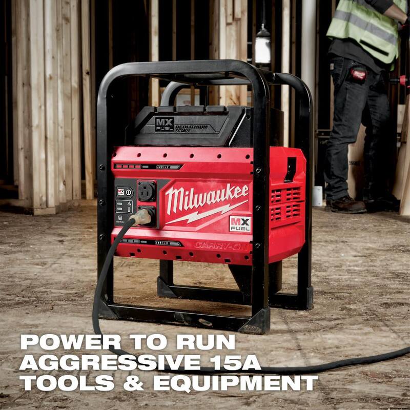 Paquete de batería Milwaukee MX FUEL Lithium-Ion REDLITHIUM XC406 con cargador MX FUEL Lithium-Ion - MXFXC406-MXFC