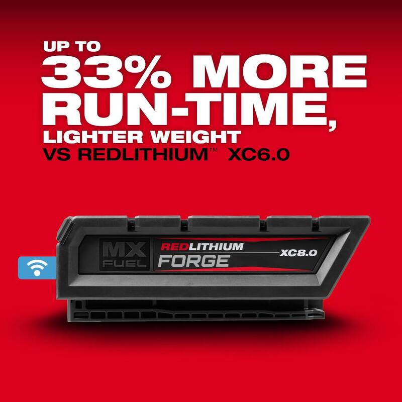 Milwaukee MX FUEL REDLITHIUM FORGE XC 8.0 Paquete de baterías (2-Pack) - MXFXC608-MXFXC608