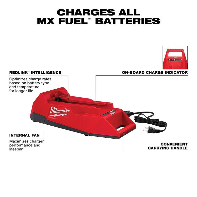 Cargador de iones de litio Milwaukee MX FUEL - MXFC