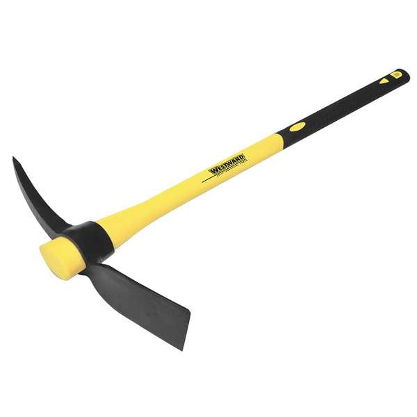 Westward 5 lb Pick Mattock, 4 in L Head, 36 in L Fiberglass Handle - 20C885