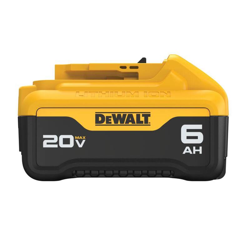 Paquete de batería de iones de litio premium DEWALT 20V MAX de 6.0Ah (paquete de 10) - DCB206-10