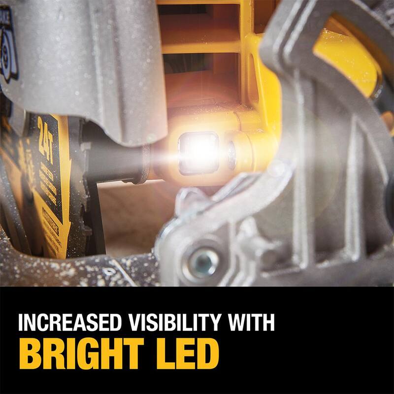 Si marca seria: Sierra circular inalámbrica sin escobillas DEWALT 20V MAX 7-1/4 in, (1) Batería de 20V 6.0Ah y (1) Batería de 20V 4.0Ah, y Cargador - DCS573BWCB2460C