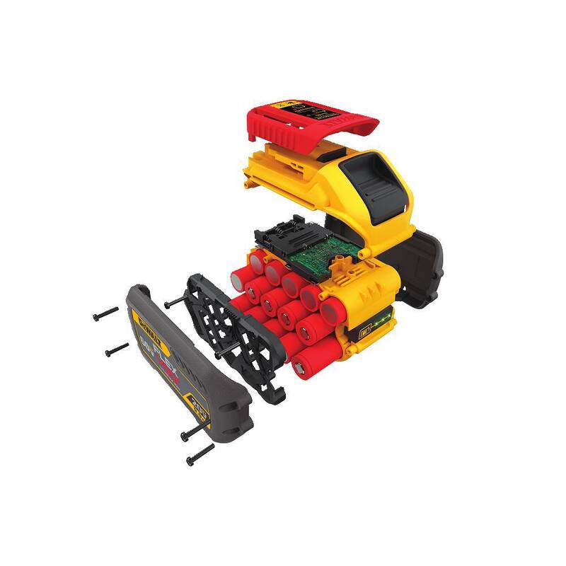 Paquete de baterías DEWALT FLEXVOLT 20V/60V MAX de iones de litio de 9.0Ah (paquete de 5) - DCB609-5