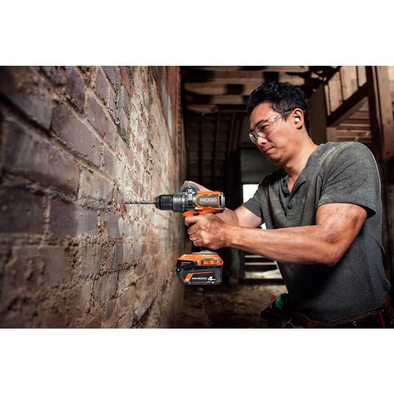 Batería de Litio-Ion 18V RIDGID MAX Output 4.0 Ah (Paquete de 2) - AC840040P