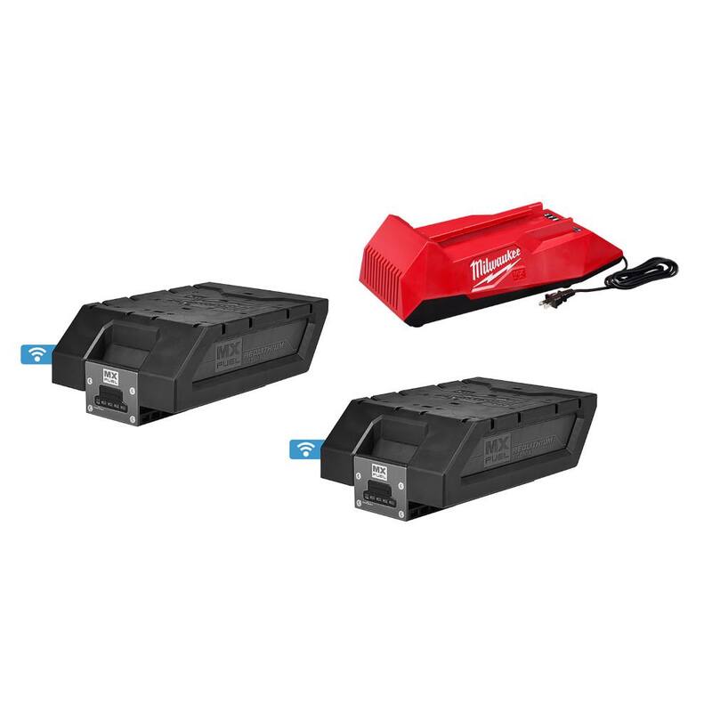 Milwaukee MX FUEL Kit de Expansión REDLITHIUM BOLT-ON con 2 baterías XC406 y cargador - MXFC-2XC