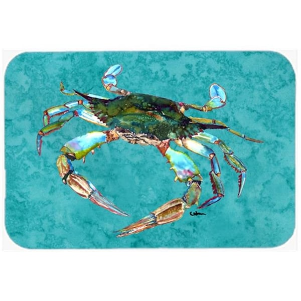 Carolines Treasures Carolines Treasures 8657LCB Crab Glass Cutting Board - Large; 15 H x 12 L in. - 8657LCB