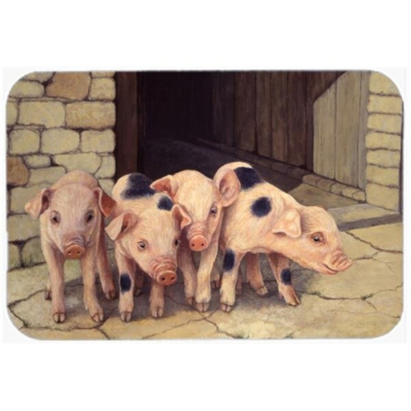 Carolines Treasures Carolines Treasures BDBA0225LCB Pigs Piglets by Daphne Baxter Glass Large Cutting Board - BDBA0225LCB