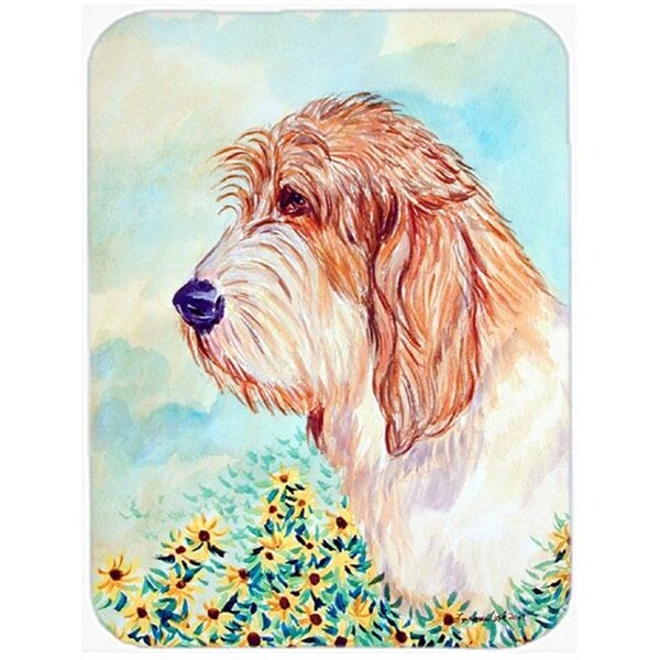 Carolines Treasures Carolines Treasures 7229LCB Petit Basset Griffon Vendeen Glass Cutting Board - Large; 15 x 12 in. - 7229LCB