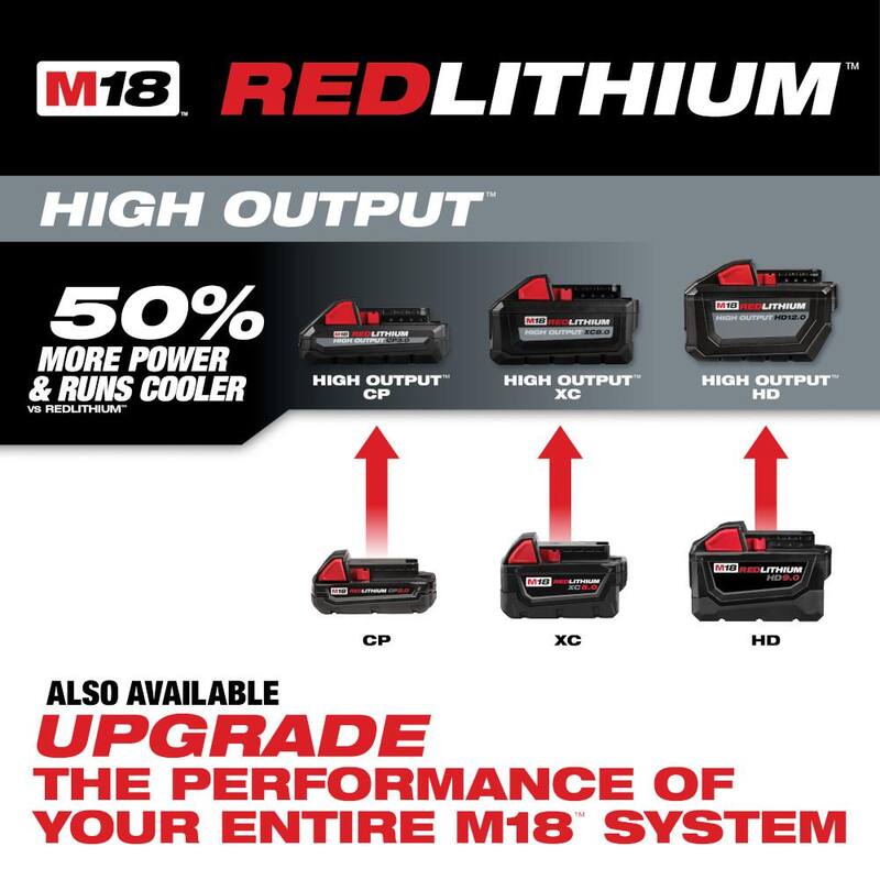 Paquete de batería compacta de ion de litio de 18 voltios Milwaukee M18 2.0Ah (paquete de 4) - 48-11-1820X4