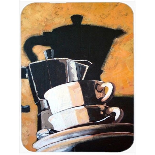 Carolines Treasures Carolines Treasures ARA0087LCB Coffee II by Roy Avis Glass Large Cutting Board - ARA0087LCB