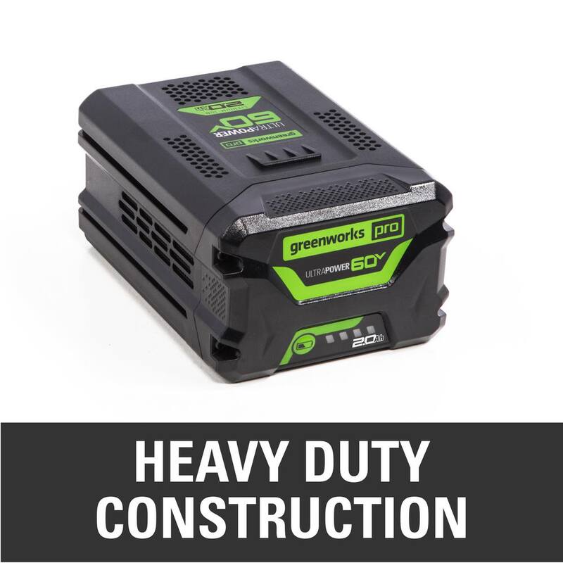 Batería de iones de litio Greenworks PRO de 60 voltios y 2.0 Ah - LB602