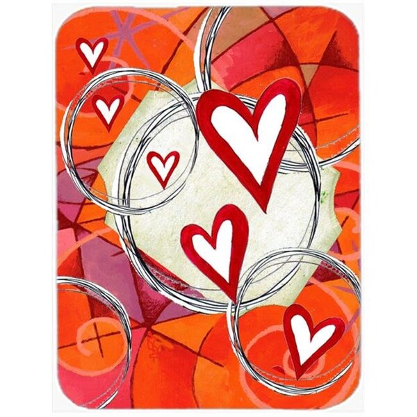 Carolines Treasures Carolines Treasures PJC1038LCB Circle Of Love Valentines Day Glass Cutting Board; Large - PJC1038LCB