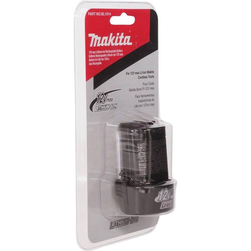 Batería de iones de litio Makita de 12V máximo - BL1014
