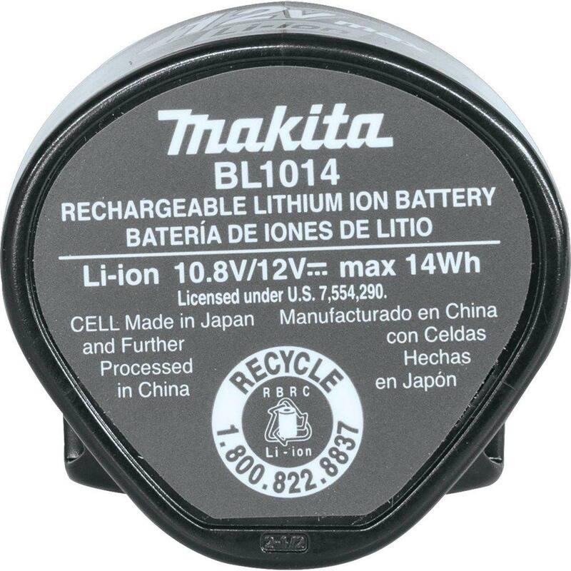 Batería de iones de litio Makita de 12V máximo - BL1014