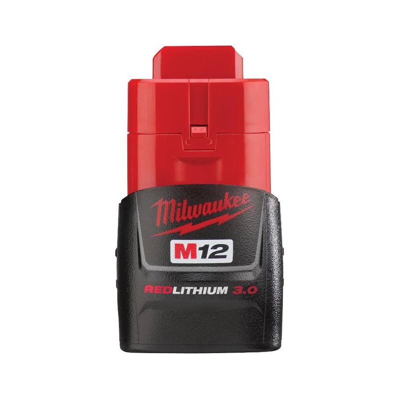 Paquete de batería de alta capacidad de iones de litio de 12 voltios Milwaukee M12 con combo de baterías de 6.0Ah y 3.0Ah - 48-11-2460-48-11-2430