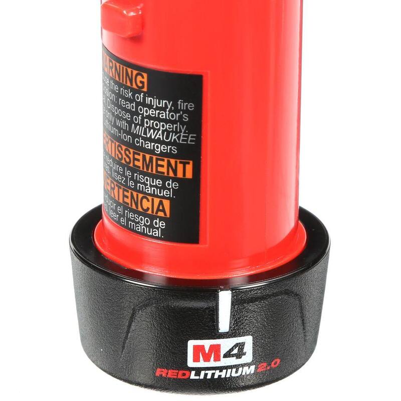 Batería de iones de litio Milwaukee M4 de 4 voltios y 2.0Ah - 48-11-2001