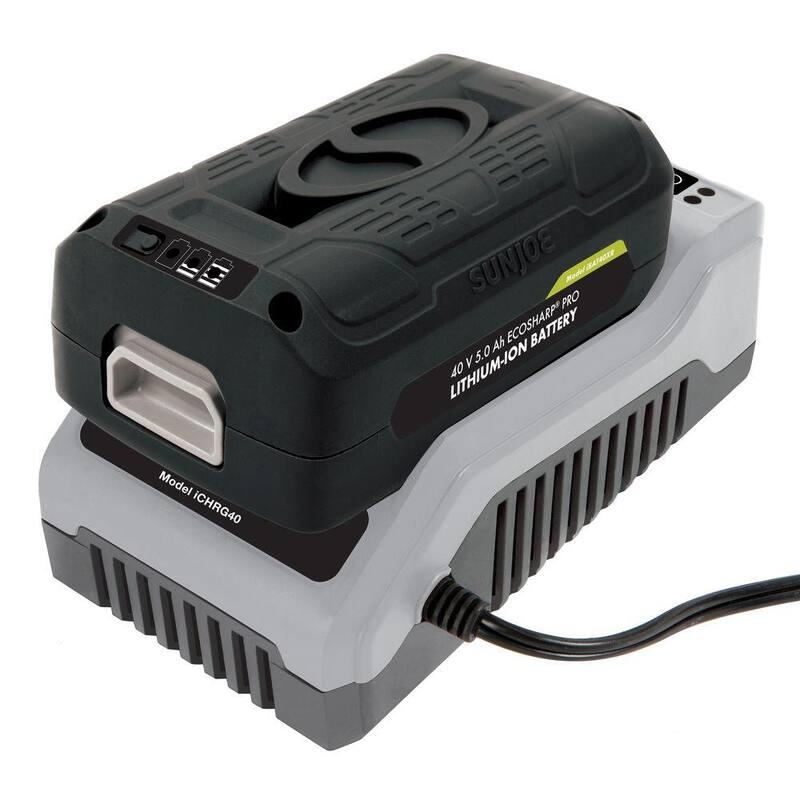 Batería de iones de litio Snow Joe IONMAX EcoSharp PRO 40V 5.0 Ah - IBAT40XR