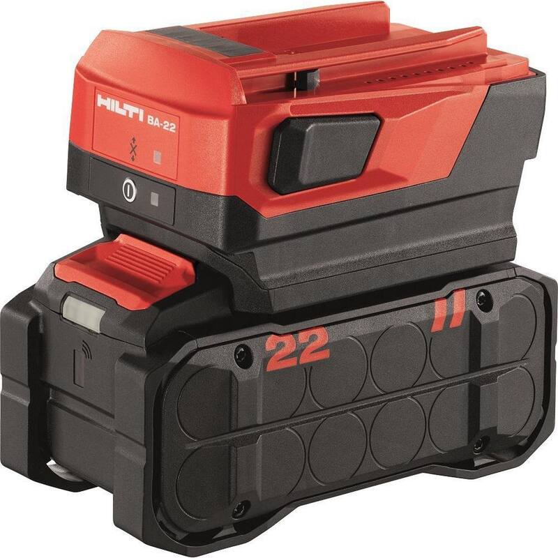 Adaptador de batería Hilti NURON para alimentar herramientas 22-Volt CPC Li-Ion utilizando baterías Nuron - 2310805