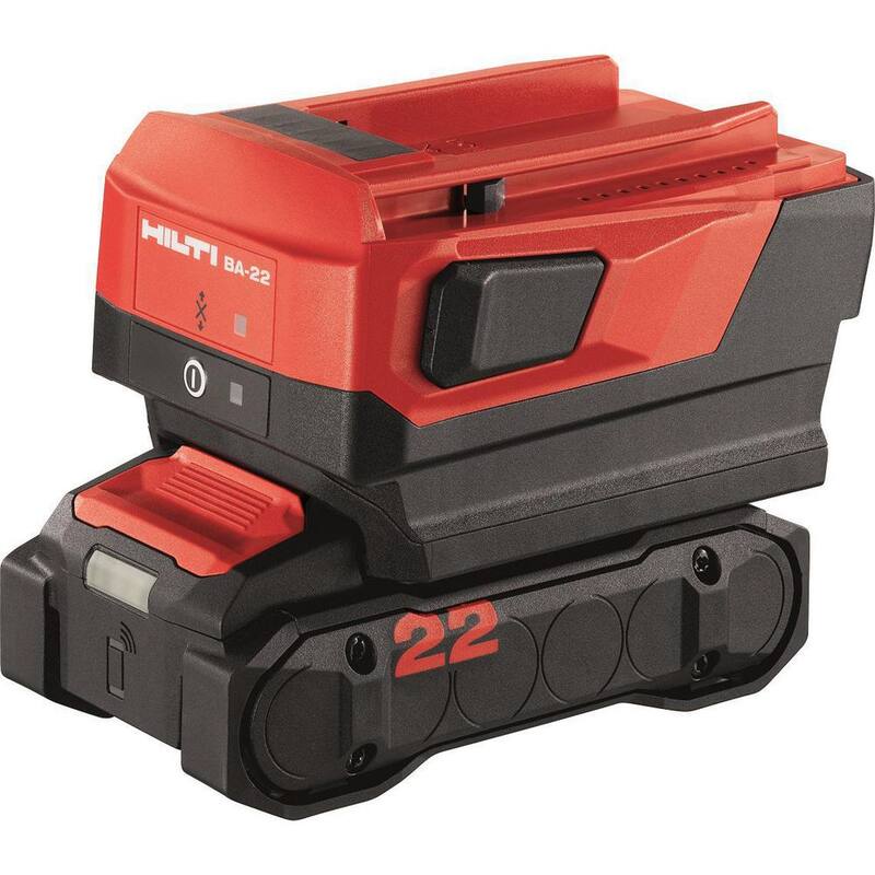 Adaptador de batería Hilti NURON para alimentar herramientas 22-Volt CPC Li-Ion utilizando baterías Nuron - 2310805