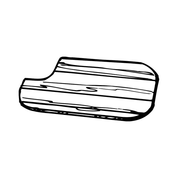 Elkay Cutting Board, Hardwood, 8.5x16-3/4x3/4" - CB816