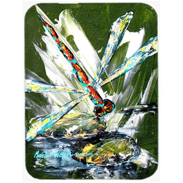 Carolines Treasures Carolines Treasures MW1182LCB Bug Eye Dragonfly Glass Cutting Board; Large - MW1182LCB