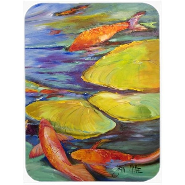 Carolines Treasures Carolines Treasures JMK1169LCB Koi Glass Cutting Board; Large - JMK1169LCB