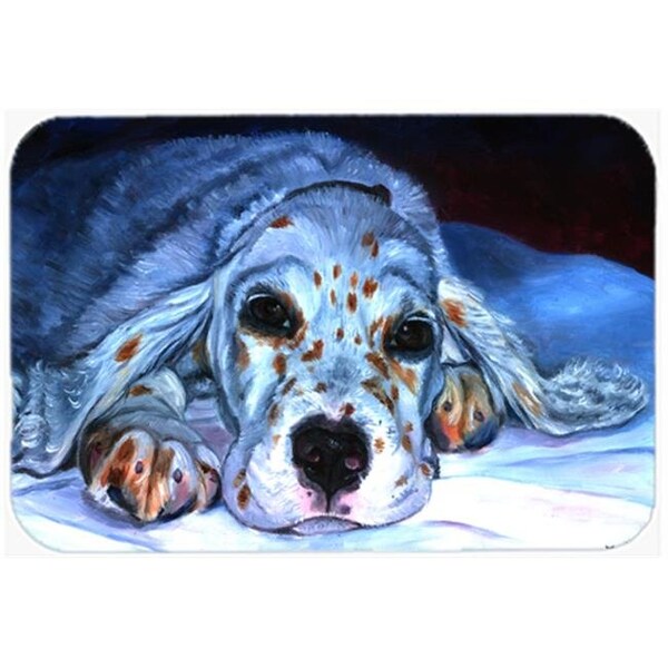 Carolines Treasures Carolines Treasures 7330LCB English Setter Pup Glass Cutting Board; Large - 7330LCB