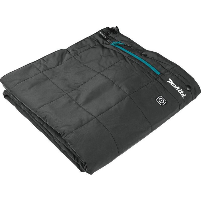 Paquete de batería compacta de iones de litio Makita 18V LXT 2.0Ah con medidor de combustible y cobija térmica inalámbrica de iones de litio Makita 18V LXT como bono - BL1820B-DCB200A.