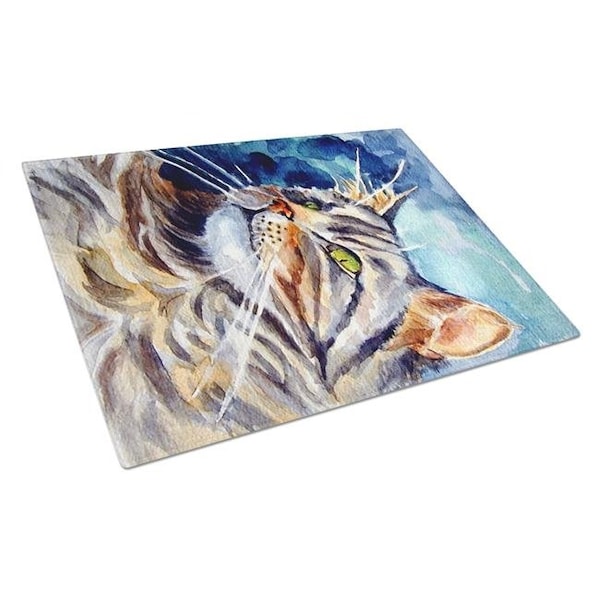 Carolines Treasures Carolines Treasures 7391LCB Maine Coon Sissy Glass Cutting Board - Large - 7391LCB