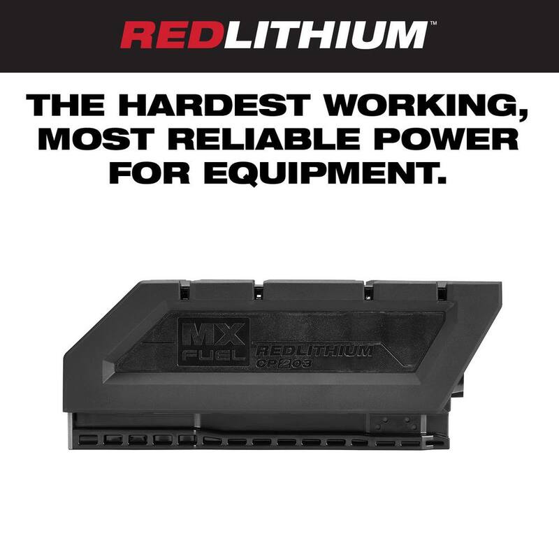 Paquete de baterías de iones de litio REDLITHIUM CP203 de Milwaukee MX FUEL (paquete de 2) - MXFCP203-MXFCP203