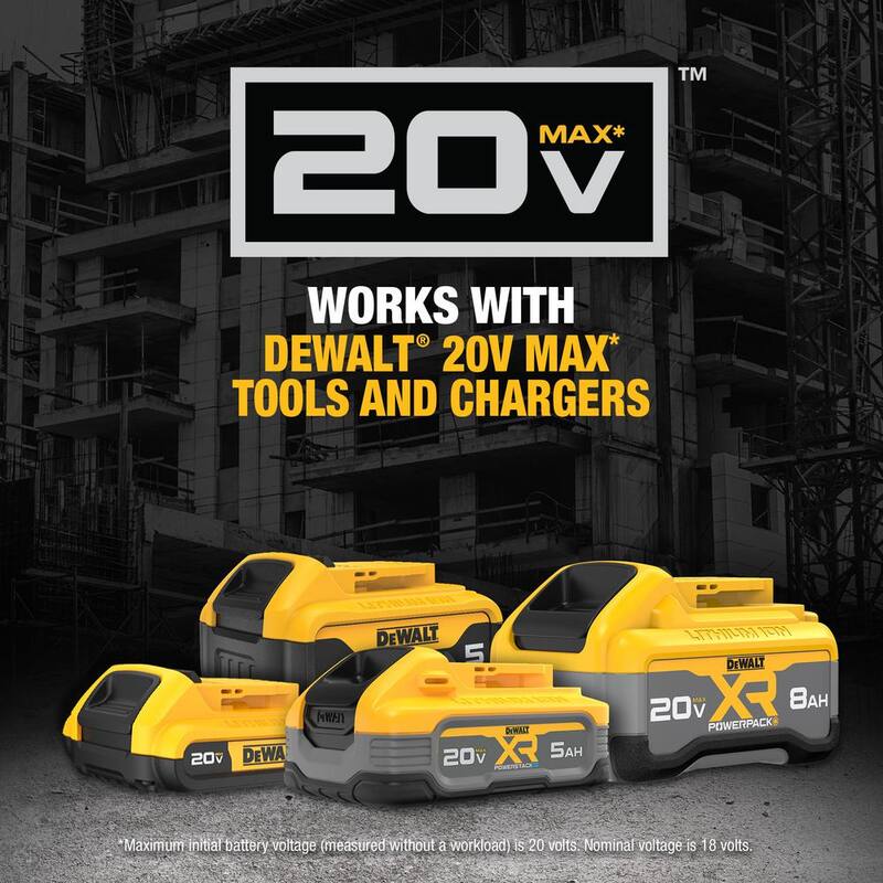 Batería de iones de litio Premium DEWALT 20V MAX XR 6.0Ah (paquete de 8) - DCB206-8