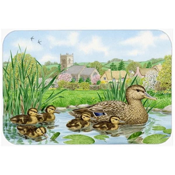 Carolines Treasures Carolines Treasures ASA2178LCB Mallard Duck Glass Large Cutting Board - ASA2178LCB