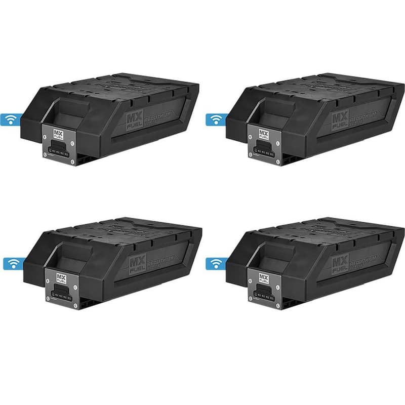 Batería Milwaukee MX FUEL de ion de litio REDLITHIUM XC406 (paquete de 4) - MXFXC406-MXFXC406-MXFXC406-MXFXC406