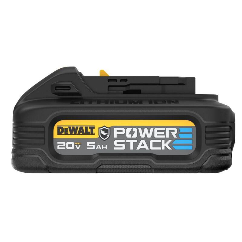 PAQUETE DE BATERÍA DE LITIO-ION DE 20 VOLT MAX DEWALT POWERSTACK RESISTENTE AL ACEITE DE 5.0 Ah - DCBP520G