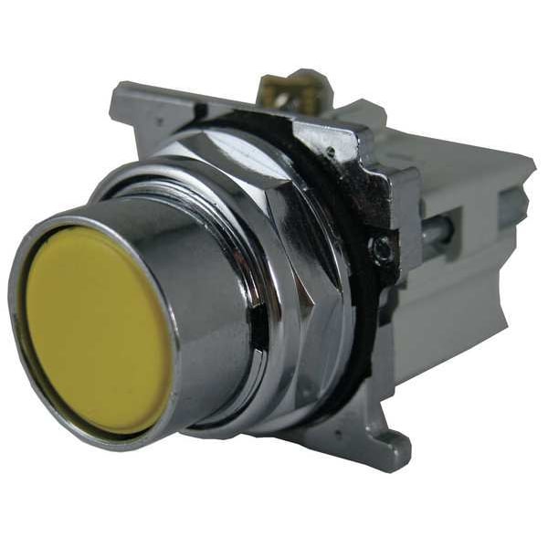 Botón pulsador no iluminado Eaton Cutler-Hammer, amarillo - 10250T23Y.