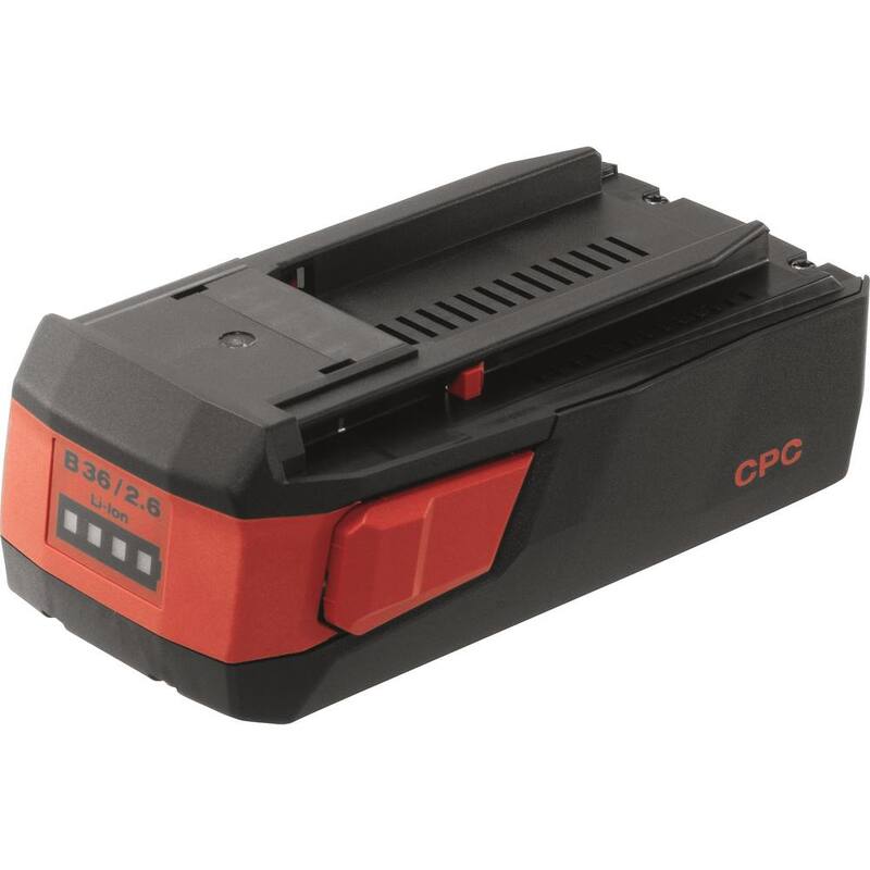 Paquete de baterías de iones de litio compacto de 36 voltios y 2.6 Ah de Hilti - 2098208