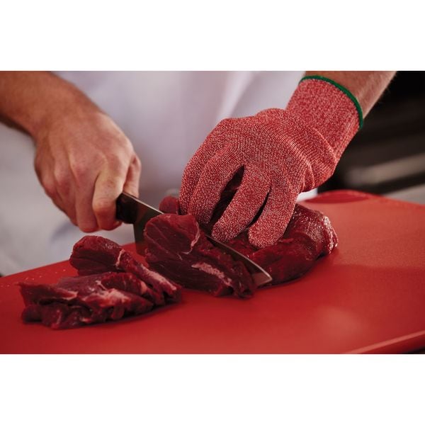 San Jamar Cutting Board, 12x18, Red - CBG121812RD