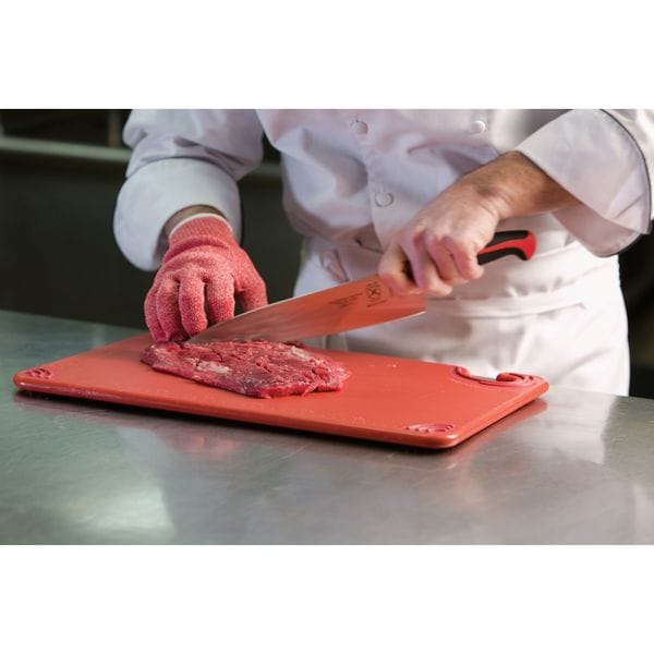 San Jamar Cutting Board, 12x18, Red - CBG121812RD