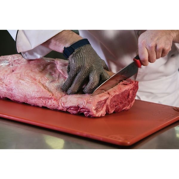 San Jamar Cutting Board, 12x18, Red - CBG121812RD