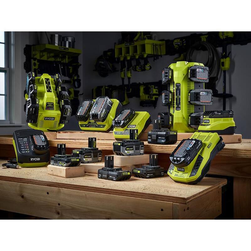 Batería de alto rendimiento de iones de litio RYOBI ONE+ 18V 4.0 Ah (paquete de 3) - PBP004-3