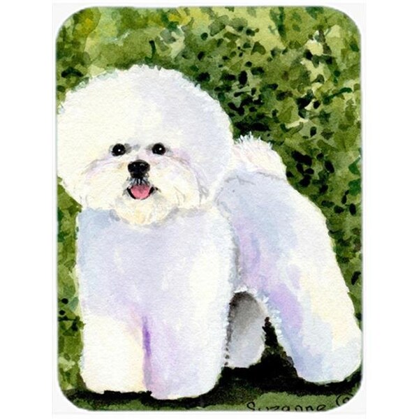 Carolines Treasures Carolines Treasures SS8712LCB 12 x 15 in. Bichon Frise Glass Cutting Board; Large - SS8712LCB