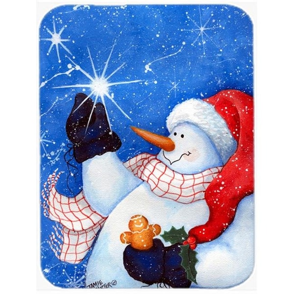 Carolines Treasures Carolines Treasures PJC1022LCB This Ones For You Snowman Glass Cutting Board; Large - PJC1022LCB