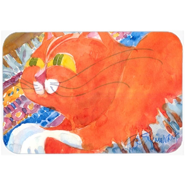 Carolines Treasures 6033LCB 15 x 12 in. Cat Glass Cutting Board, Large - 6033LCB