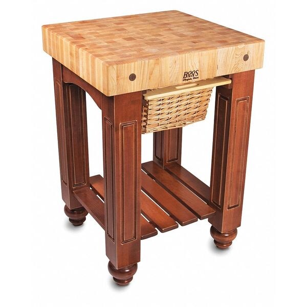 John Boos & Co Gathering Block, Cherry, 24"x24"x4" - CU-GB25-CR