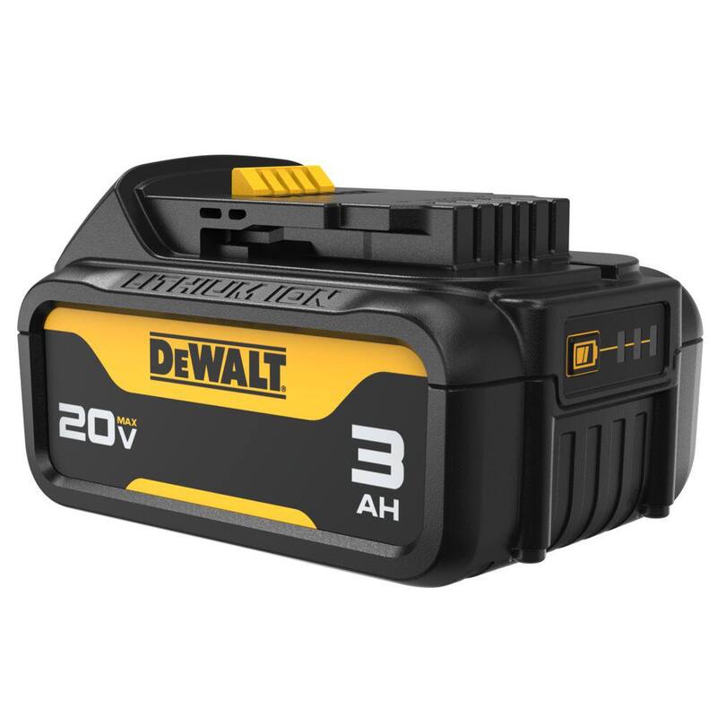 Paquete de batería DEWALT 20V MAX Premium de iones de litio de 3.0Ah y paquete de batería DEWALT Compact de iones de litio de 20V MAX de 4.0Ah - DCB200WDCB240