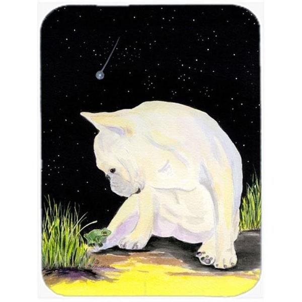 Carolines Treasures Carolines Treasures SS8992LCB French Bulldog Glass Cutting Board; Large - SS8992LCB