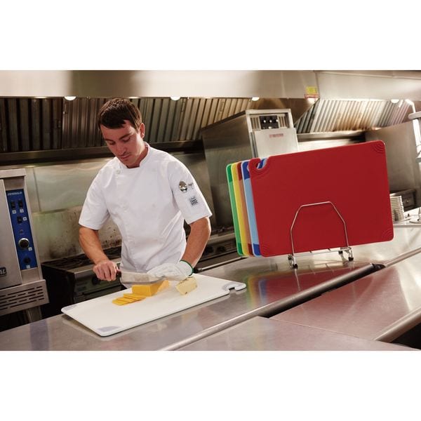 San Jamar Cutting Board Set, 15x20, 6 Boards - CBG1520KC