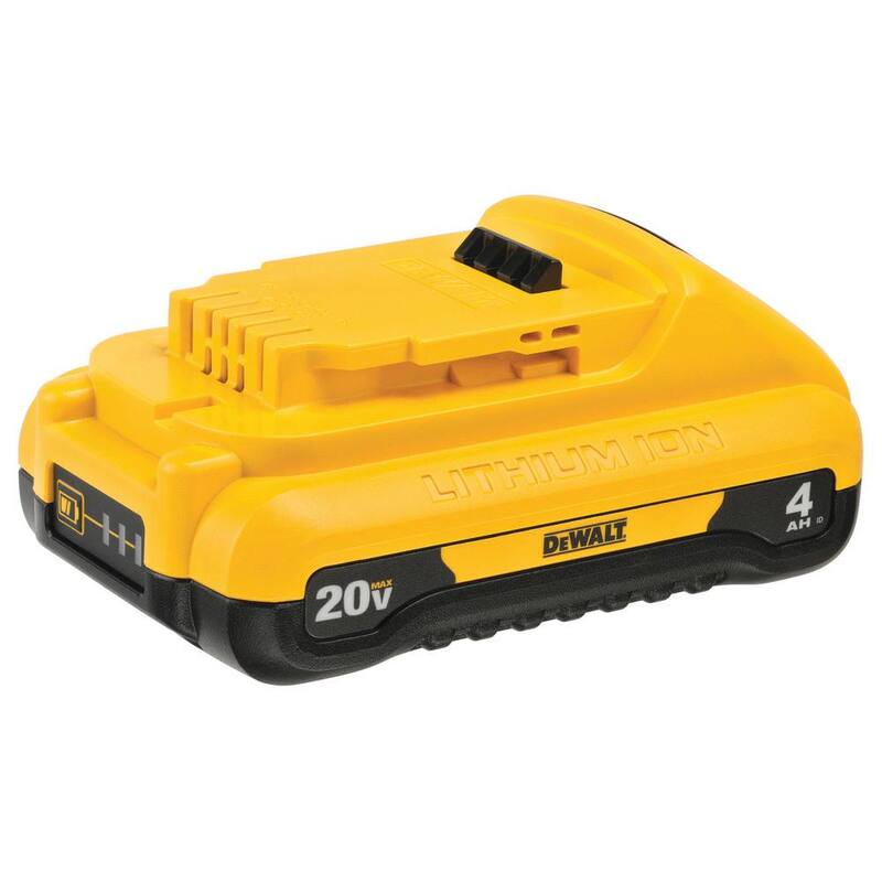 Batería Compacta de Iones de Litio DEWALT 20V MAX 4.0Ah (Paquete de 8) - DCB240-8